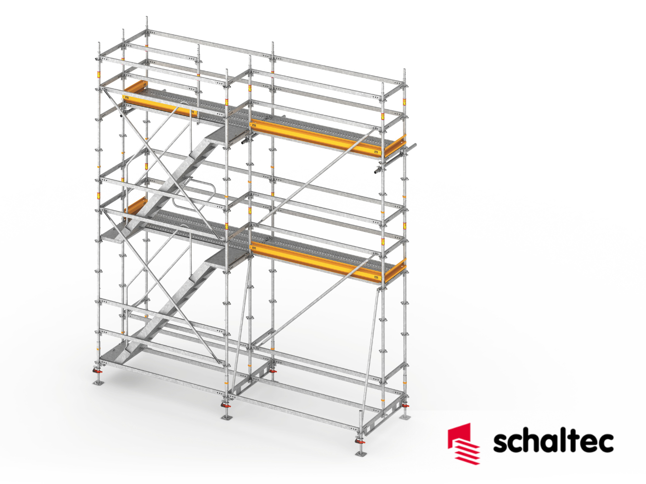 PERI Bewehrungsgerüst mit Treppe 75 Neuware | Feldlänge 3,00m | 1 Lage | 2 Felder